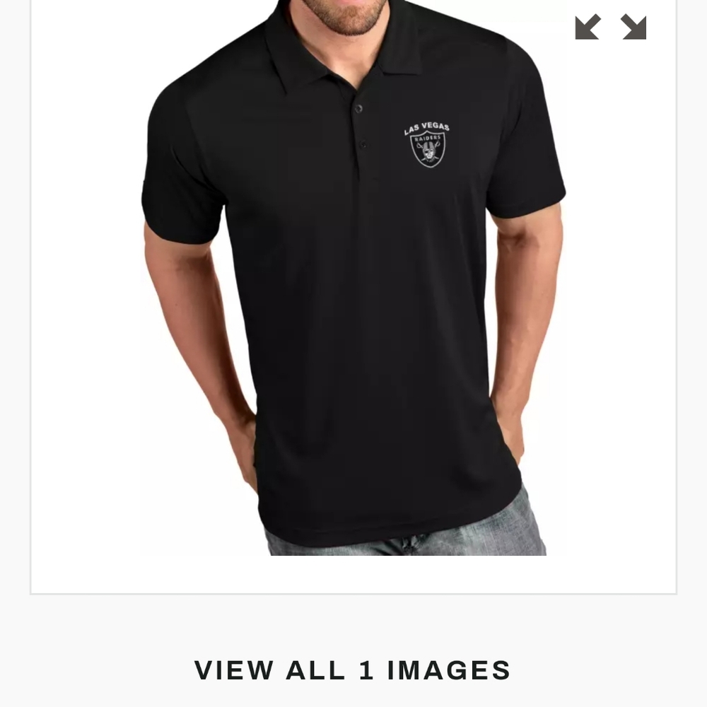 Antigua Raiders black polo